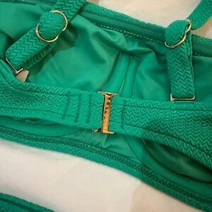Seafolly Green high waisted bikini